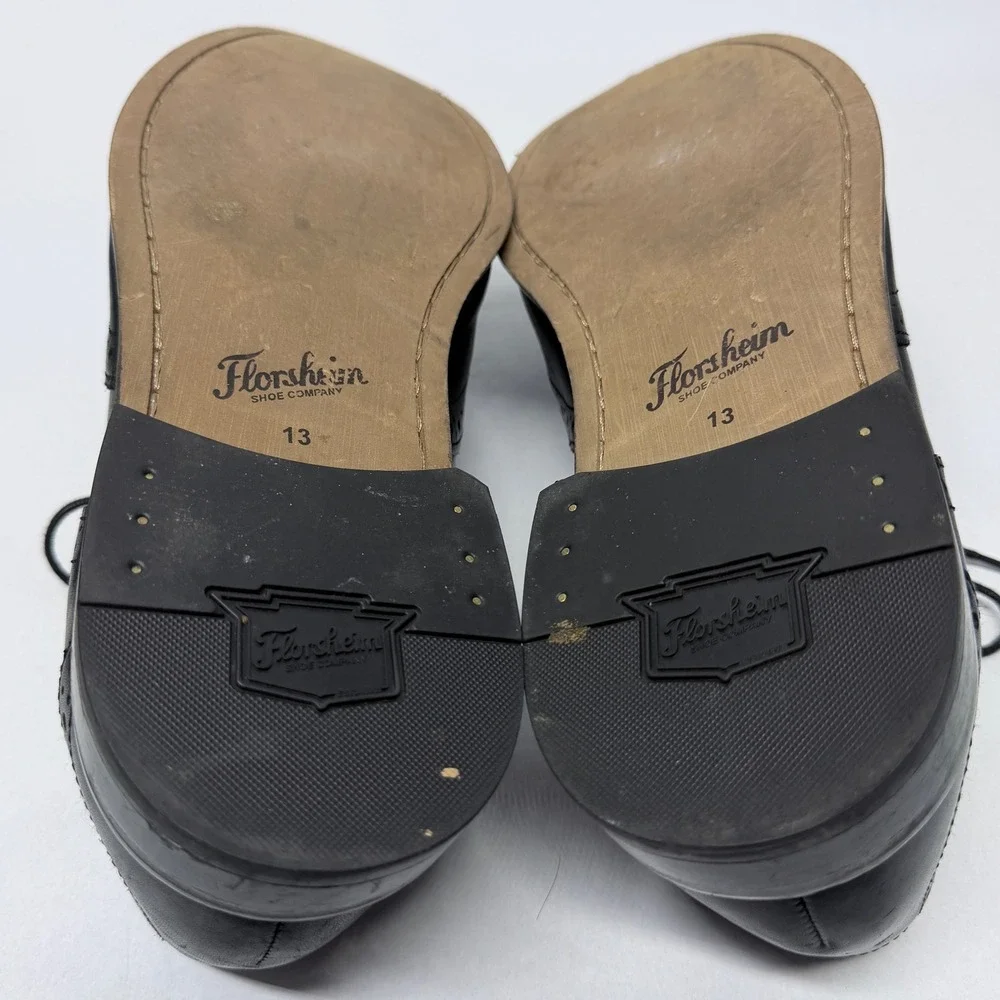 Florsheim black leather